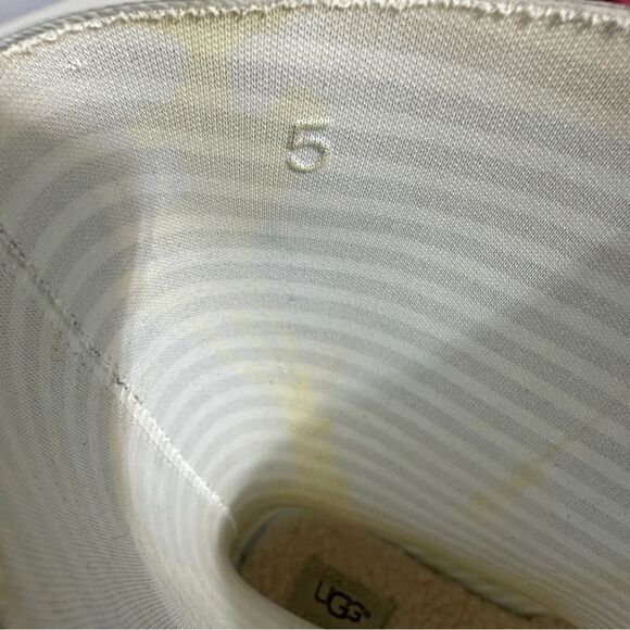 Ugg girls green stripe rain boots size 5 - Picture 6 of 7